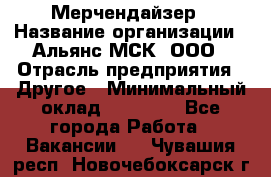 Мерчендайзер › Название организации ­ Альянс-МСК, ООО › Отрасль предприятия ­ Другое › Минимальный оклад ­ 23 000 - Все города Работа » Вакансии   . Чувашия респ.,Новочебоксарск г.